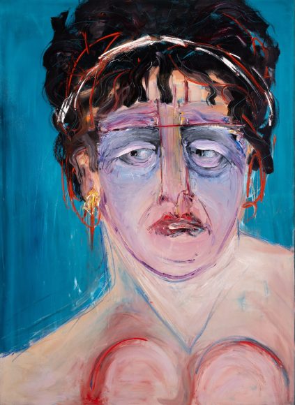 Deborah Buck Soprano, 1985 Oil on canvas   62 x 46 in. 