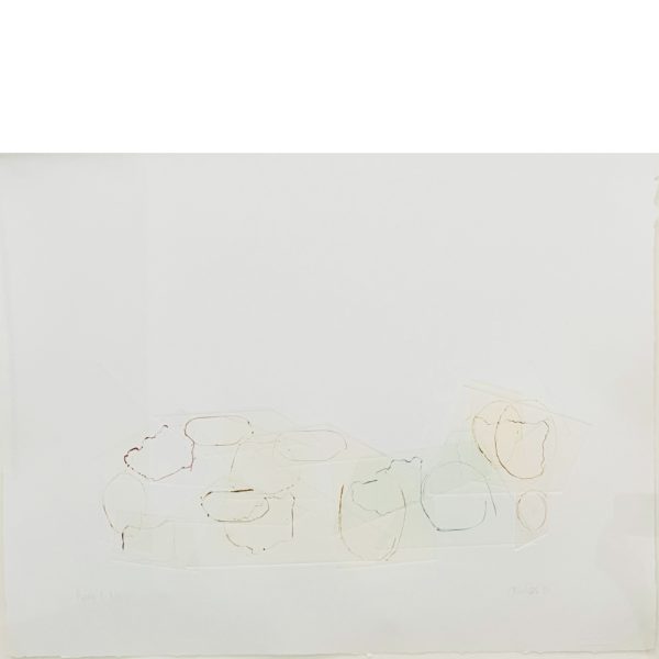 John Cage Ryoku, 1985 A set of 13 color drypoints paper size: 18 x 24 in.,  (45.72 x 60.96 cm), each